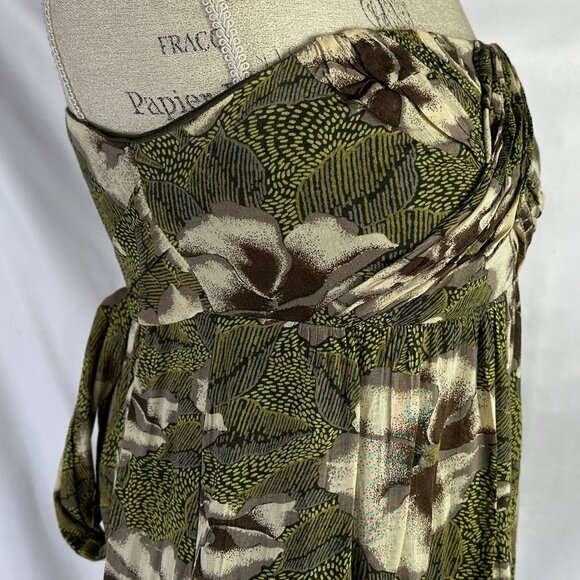 Anthropologie Strapless Floral Maxi Dress By Edme & Esyllte - Picture 8 of 13